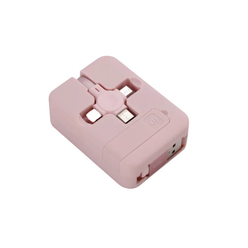 FlexiDock | 3-in-1 Retractable Charging and Phone Stand