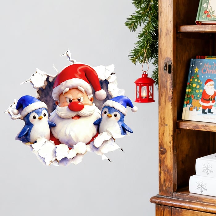 MerrySanta – Holiday Wall Sticker Set