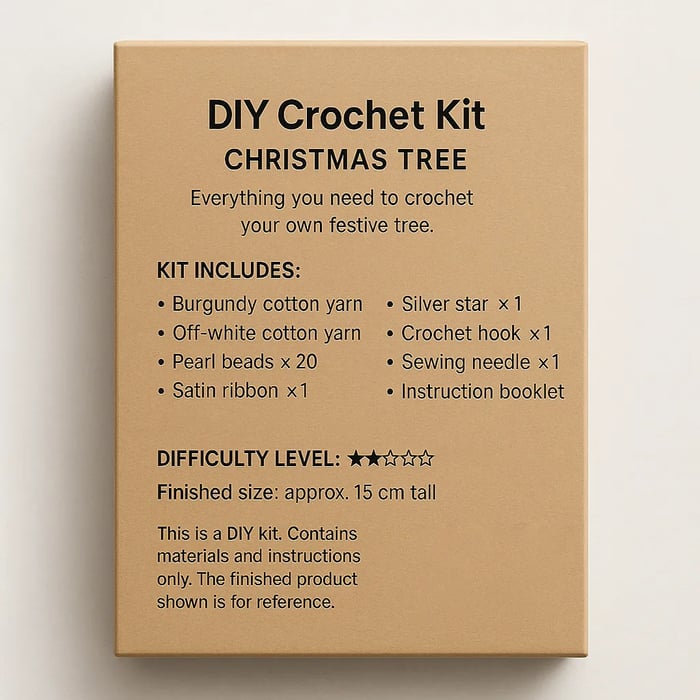 StitchJoy – Festive Crochet Tree Kit