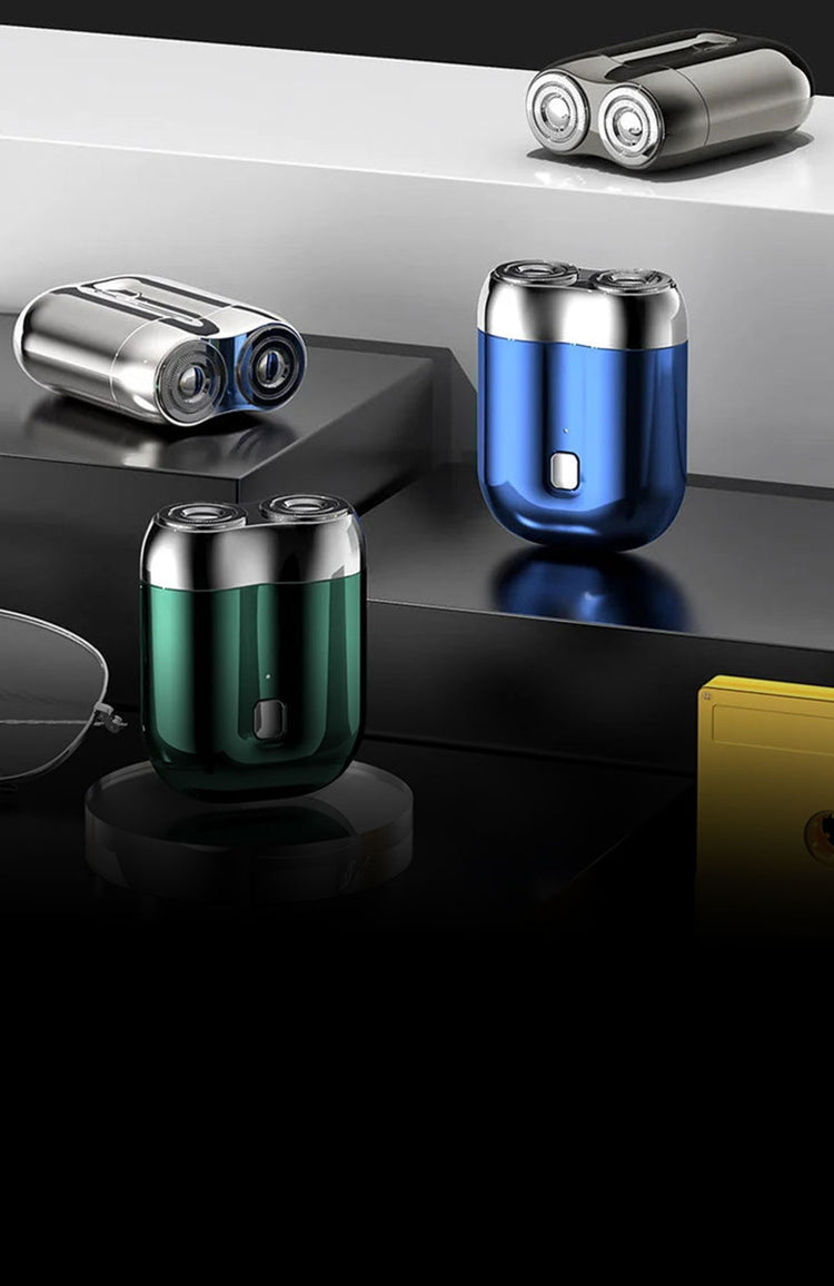 SmoothEdge – Compact Rotary Electric Shaver for Men