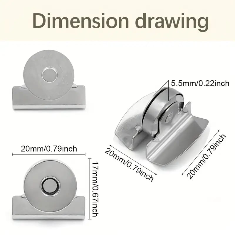 MagnoFix - Durable Magnetic Clasps for Bags and Apparel