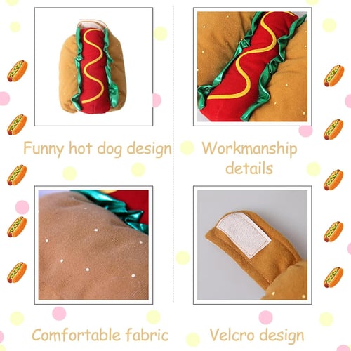PawBun – Adorable Hot Dog Outfit for Pets