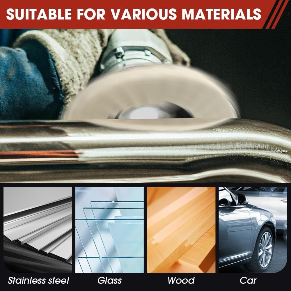 SmoothCraft - High-Resilience Polishing Wheel for Metal & Wood