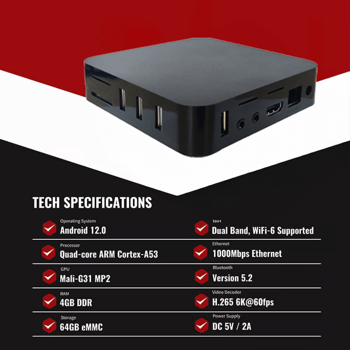 VisionEdge – HighPerformance S5 MAX Streaming Box