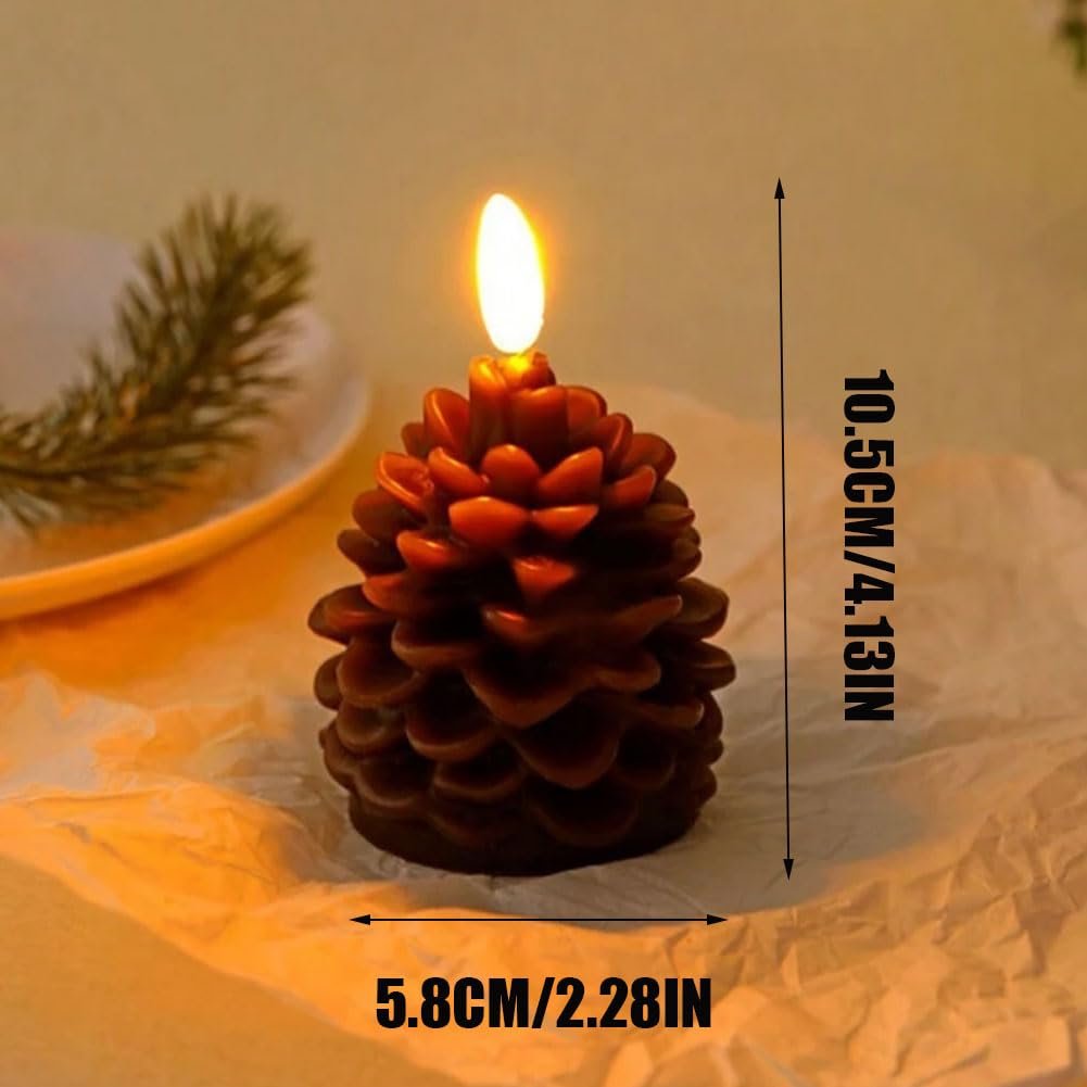 CozyCone – Battery Operated Pinecone Flameless Candles