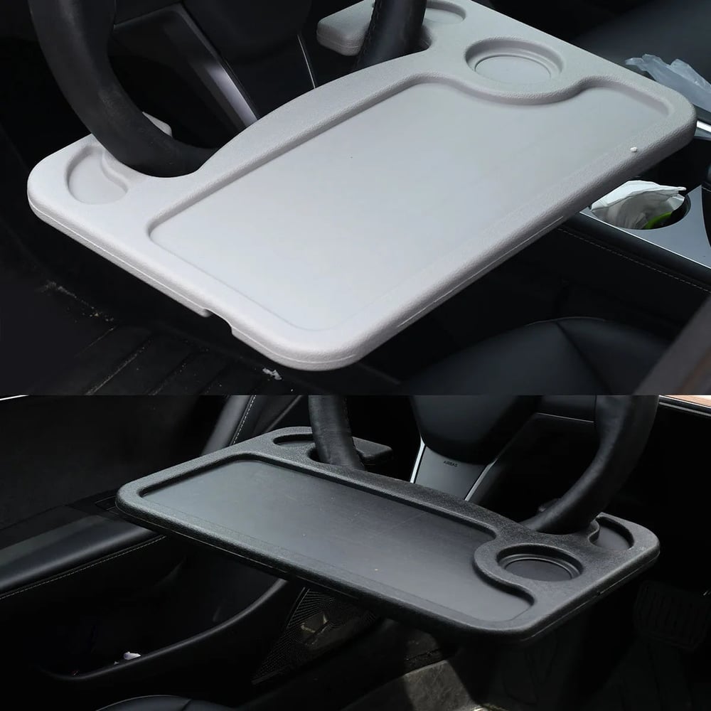 DriveDesk - Portable Car Steering Wheel Table for Meals & Work