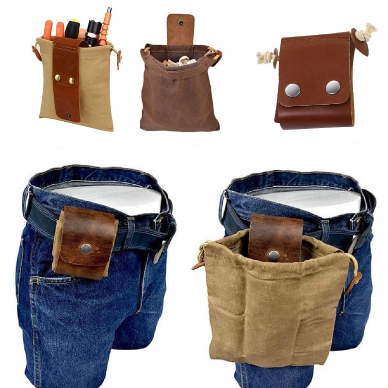 FieldCarry – Durable Leather Canvas Gear Pouch