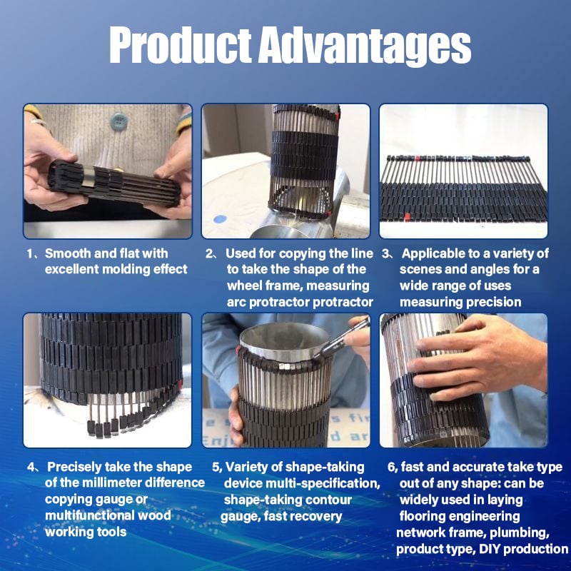 EdgeCraft – Multi Use Contour Gauge Fitting Tool