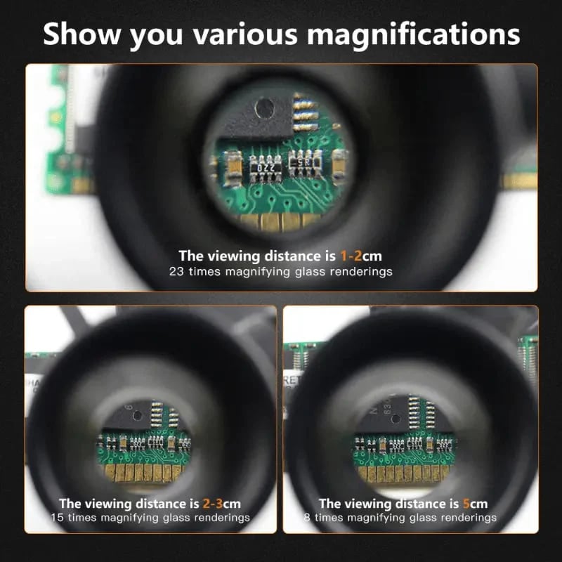 MagnifyPro - 8x-23x LED Magnifying Headband