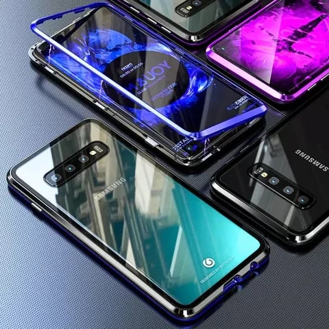 GlassGuard – Magnetic Full-Cover Phone Case