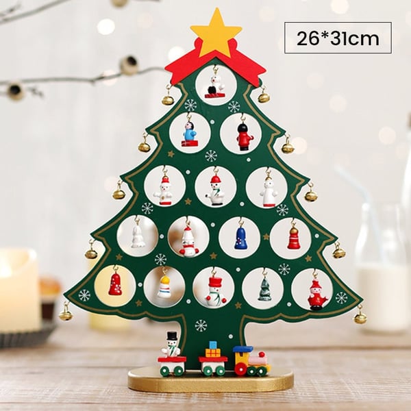 FestiveCraft – DIY Wooden Christmas Tree Decoration Set
