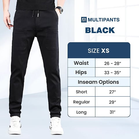MultiPants – Durable Multi Pocket Stretch Cargo Pants