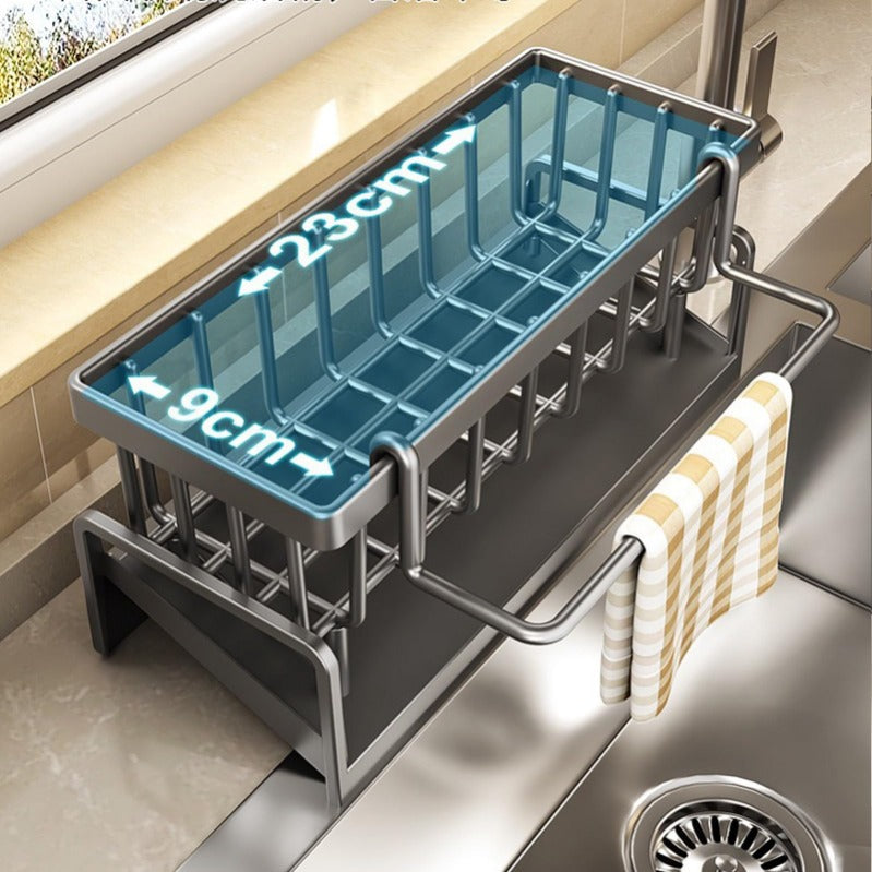 CleanEase – Adjustable Kitchen Sink Organizer
