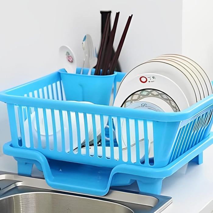 StackEase – Double Layer Dish Drying Rack