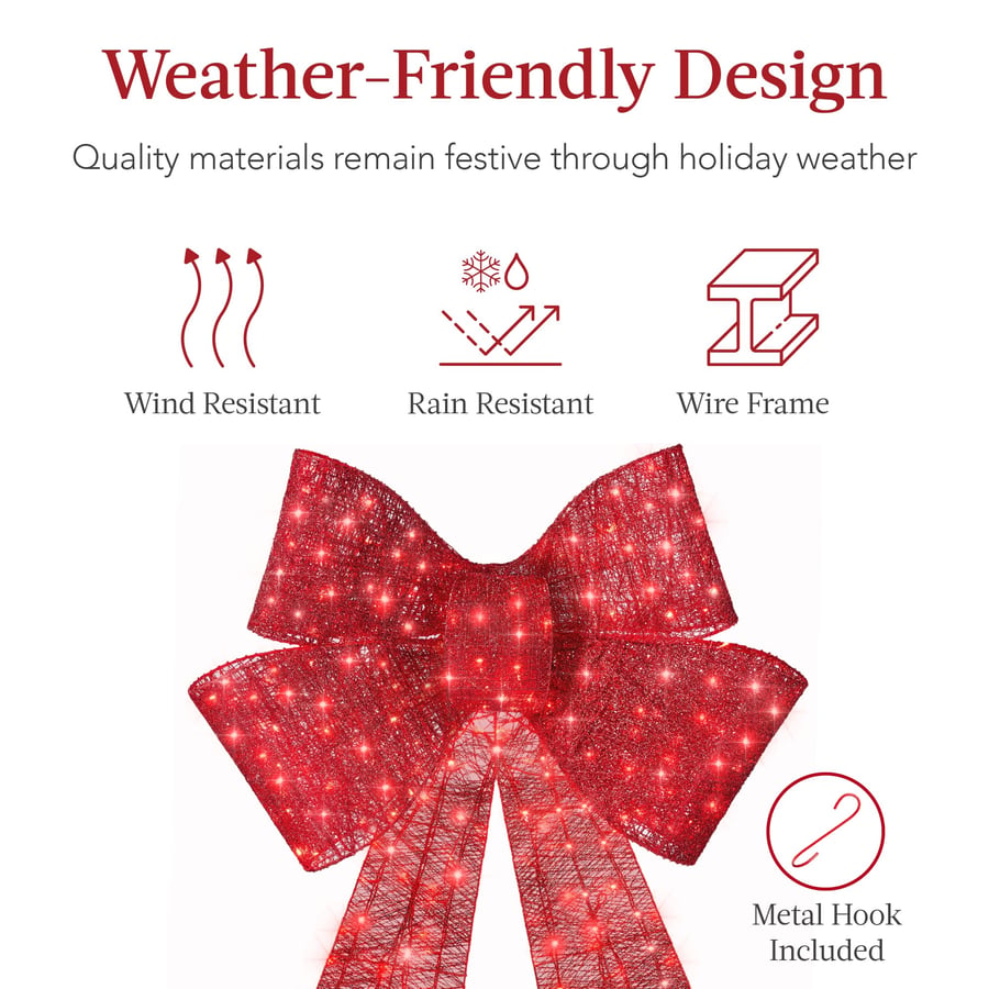 TwinkleKnot – Sparkling Holiday Bow