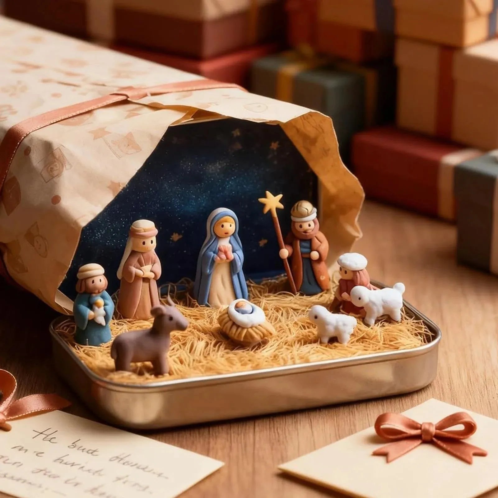 TinyBethlehem – Mini Nativity Tin Set