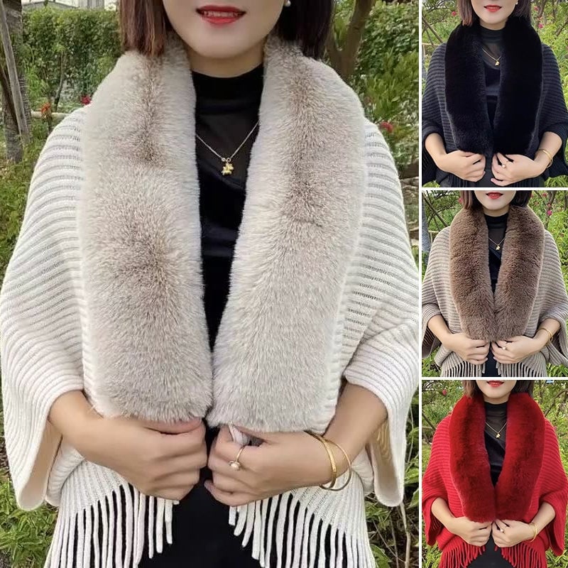 SnugFlow – Thick Cozy Knitting Shawl