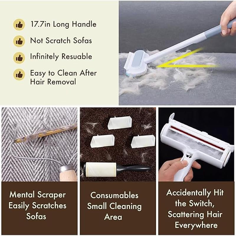 HairBeGone - Multifunctional Hair & Dust Brush