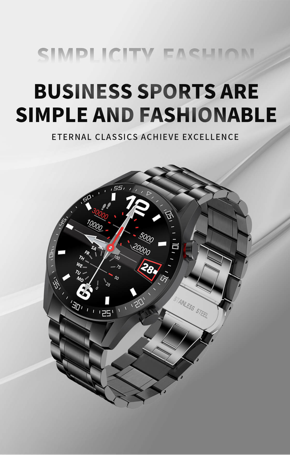 FlexiTalk – Casual Bluetooth Smartwatch