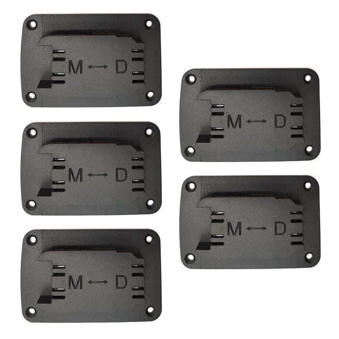 GripBase – 5Pcs Mounting Holders for Power Tool Batteries