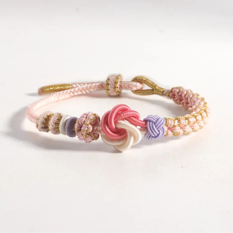 HeartBound – Peach Blossom Knot Bracelet