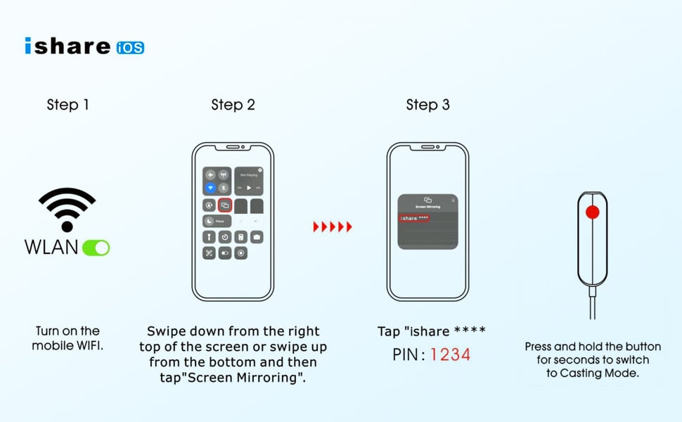 MirrorFlex - Universal 1080P Wireless HDMI Adapter