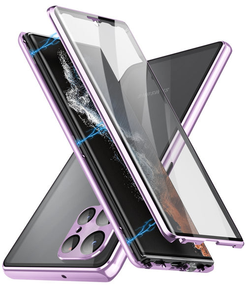 GlassGuard – Magnetic Full-Cover Phone Case
