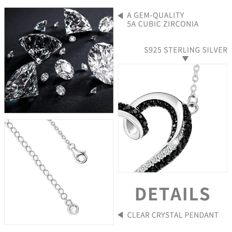 HeavenlyEmbrace – Black Diamond Necklace