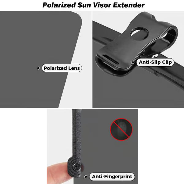 GlareGuard – Universal Polarized Car Sun Visor