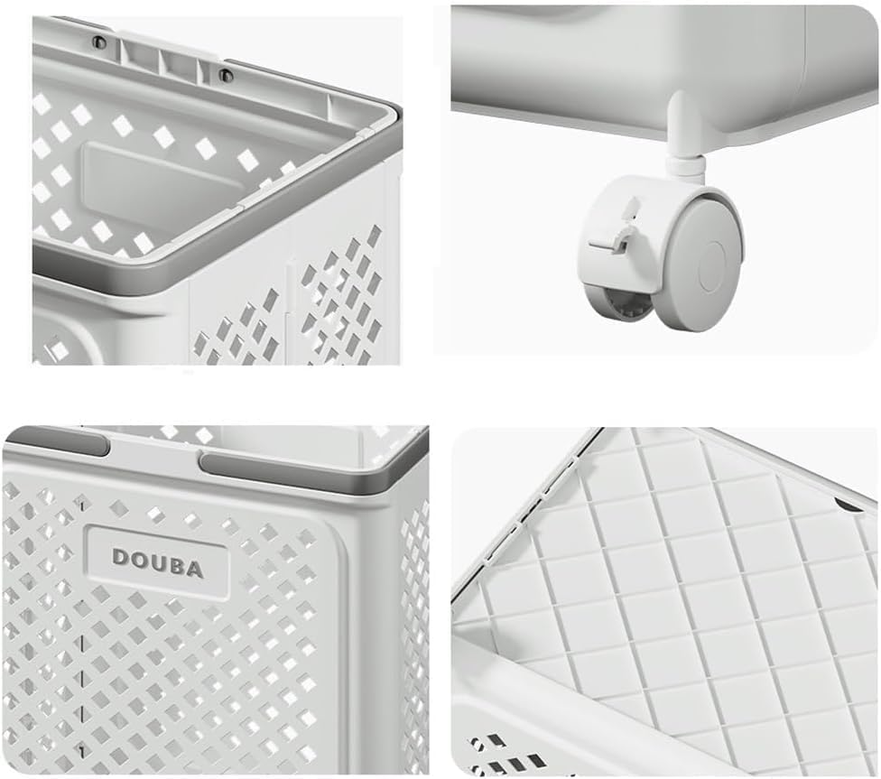 LuxorMove – Foldable Rolling Laundry Basket
