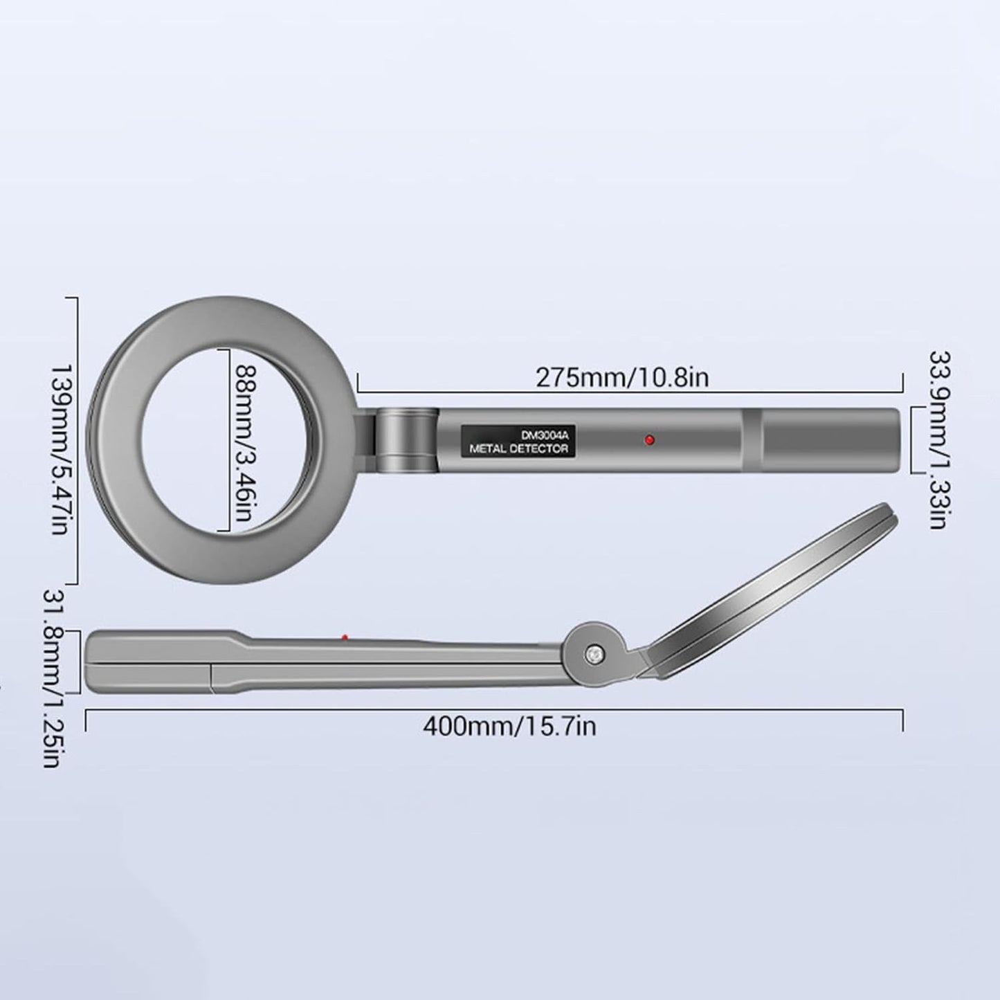 DetectaGuard – High-Sensitivity Metal Scanner