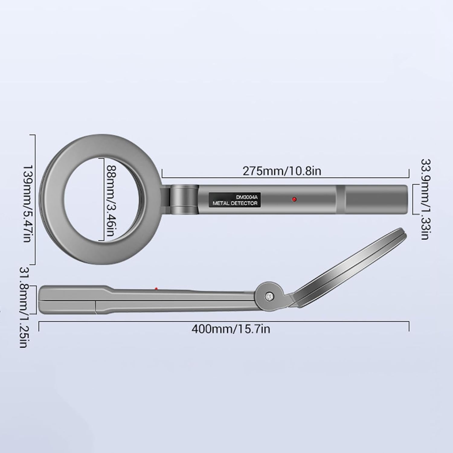 DetectaGuard – High-Sensitivity Metal Scanner