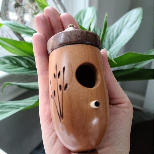 NatureSip – Wooden Hummingbird Feeder for Garden Lovers