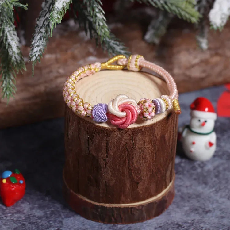 HeartBound – Peach Blossom Knot Bracelet