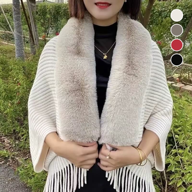 SnugFlow – Thick Cozy Knitting Shawl
