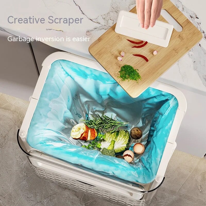 SpaceBin – Wall-Mounted Foldable Trash Can