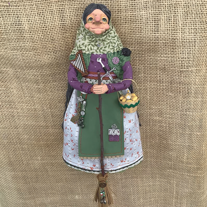 BroomBless - Handmade Kitchen Witch Doll