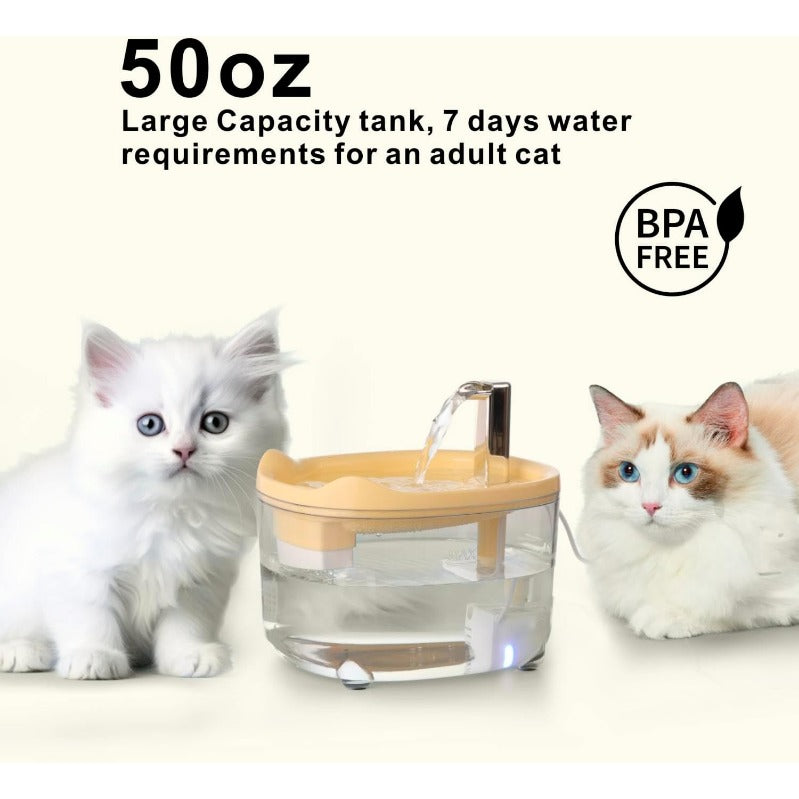 CrystalFlow – Triple Filtration Pet Fountain