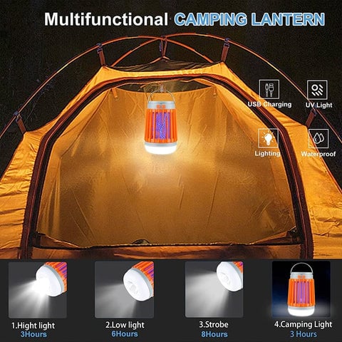 🔥Last Day 49% OFF💥Multifunctional Solar camping Mosquito Killer Lamp