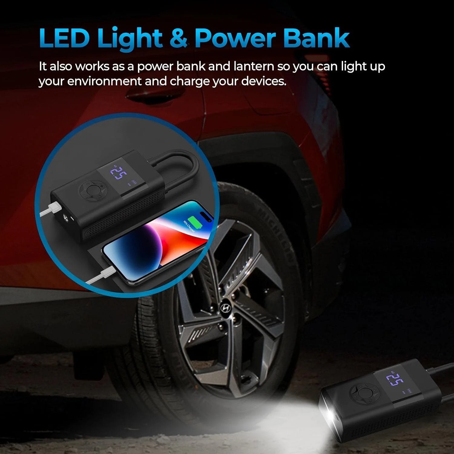 PowerPump - Fast & Accurate Portable Air Compressor