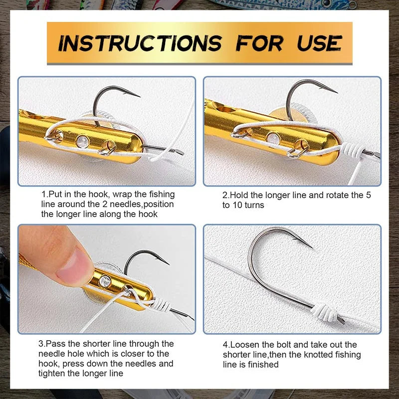 QuickKnot – Fishing Line Knotter & Hook Tying Tool