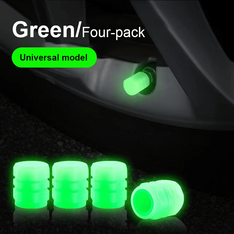 GlowRide - Fluorescent Wheel Valve Caps