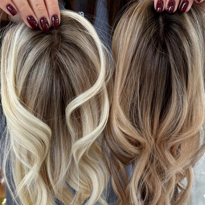 LushWaves – Seamless Clip-In Wavy Hair Topper for Women