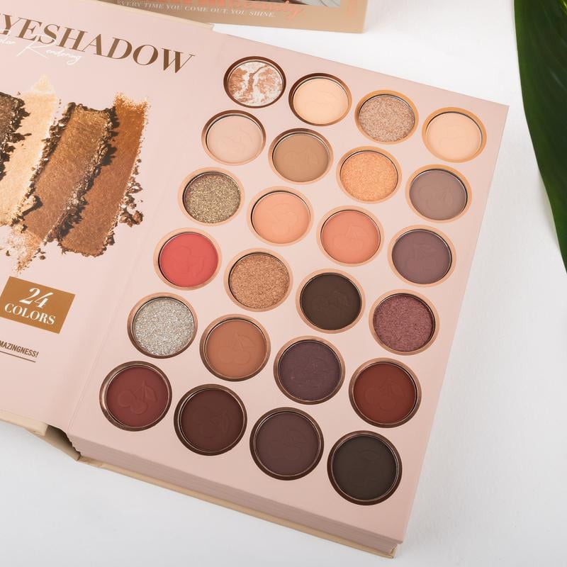 ShadeLibrary – 5 Layer Book Palette with 67 Pro Eyeshadow Shades