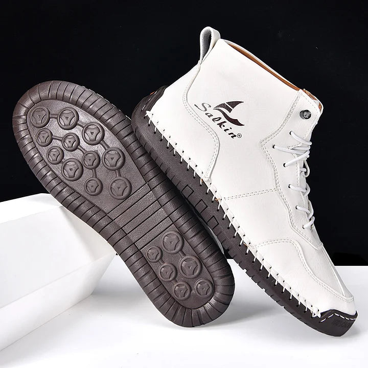 StrideRelief – Men’s Orthopedic Leather Boots