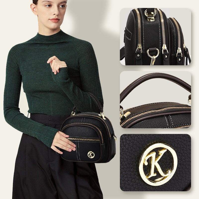 CarryWise – Multifunctional Leather Shoulder Bag