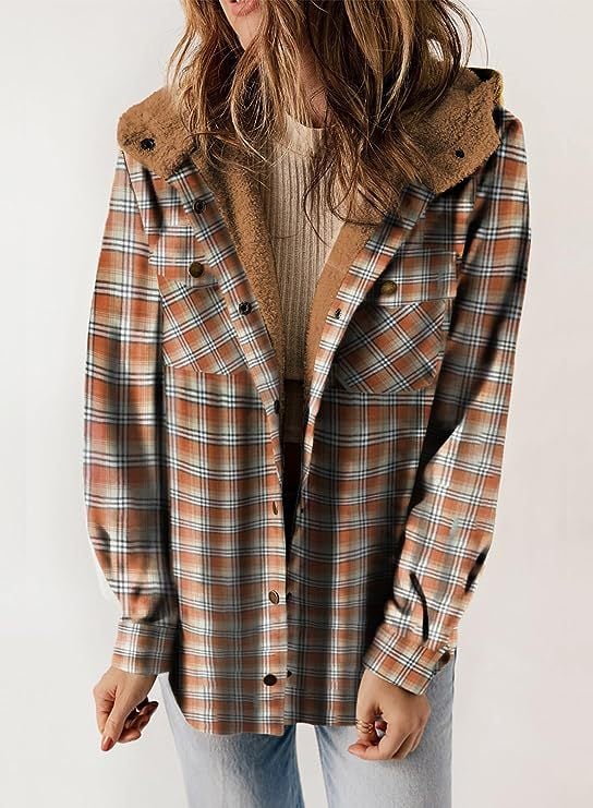 PlaidLuxe – Long Sleeve Buckle Jacket