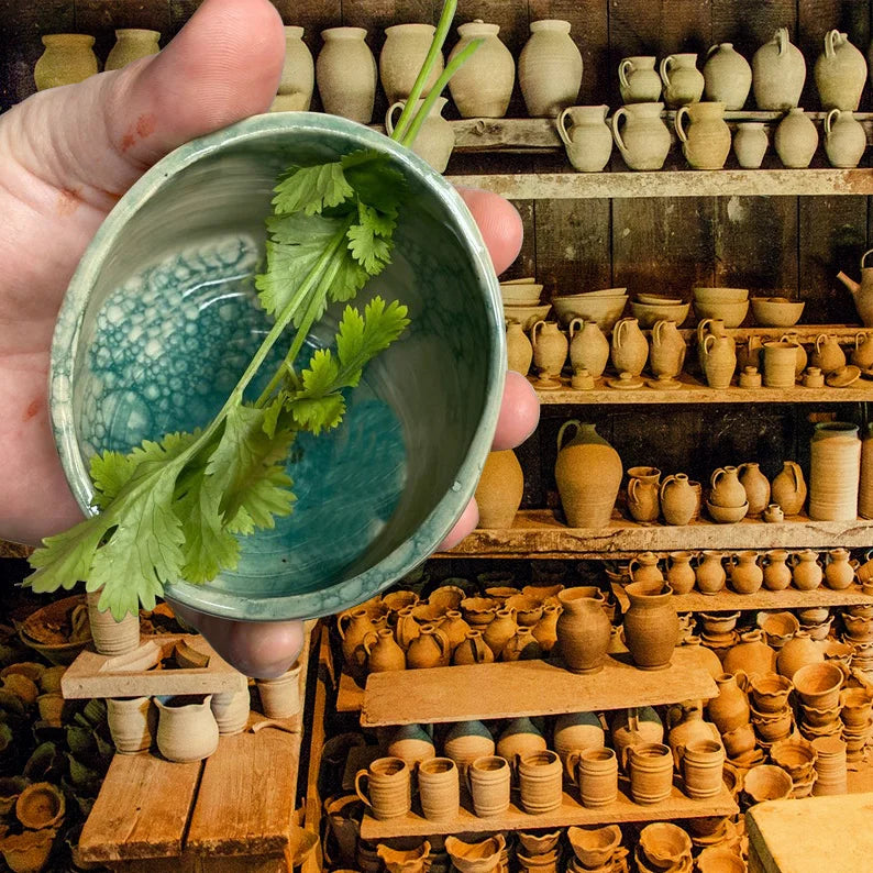 LeafEase – Rustic Pottery Herb Stripper