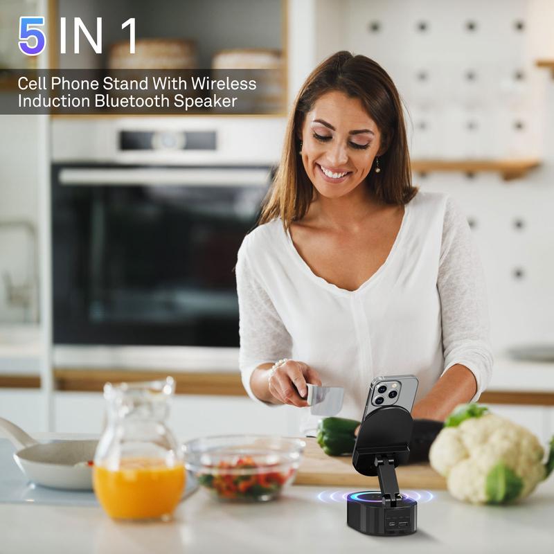 VibeStation - Automatic Sound & Charging Stand