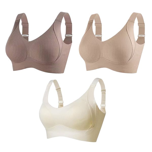 SilvaLuxe – Seamless Ribbed Comfort Bra